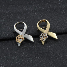 Load image into Gallery viewer, “STAND AGAINST DOG ABUSE” BROOCH