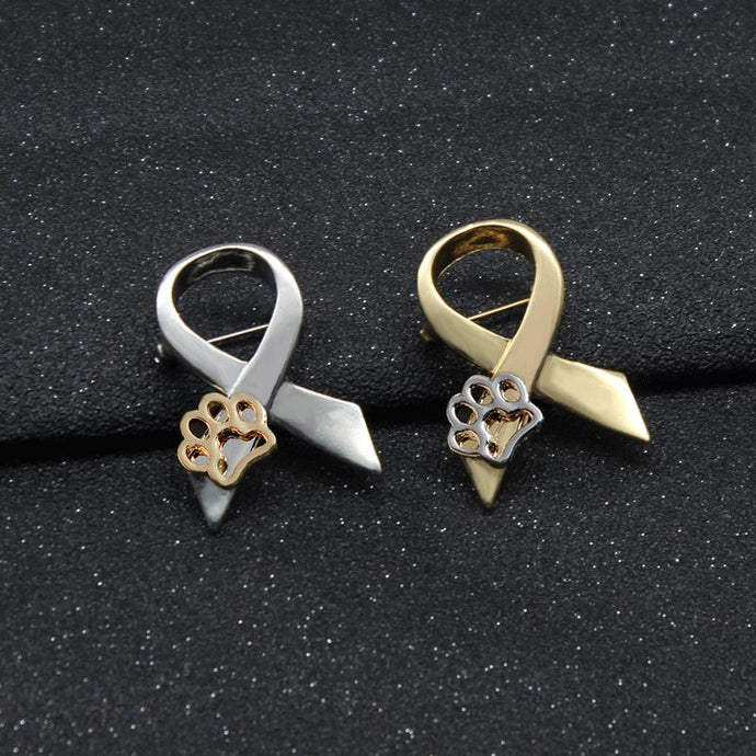 “STAND AGAINST DOG ABUSE” BROOCH