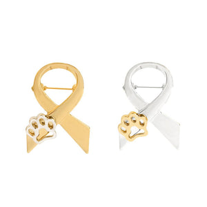 “STAND AGAINST DOG ABUSE” BROOCH