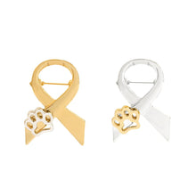 Load image into Gallery viewer, “STAND AGAINST DOG ABUSE” BROOCH